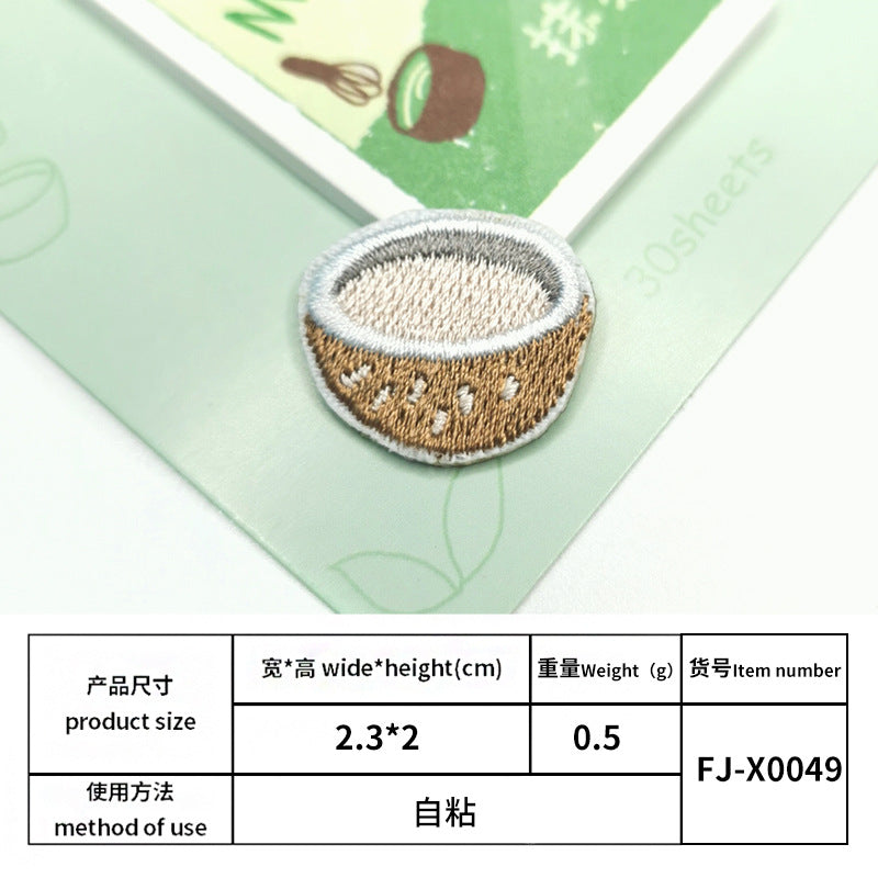 Wholesale Cartoon Fruit Embroidery Decorative Patch